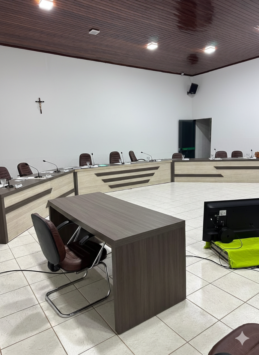 Câmara Municipal realiza sessão ordinária com pauta exclusiva para votação das contas da Prefeitura.