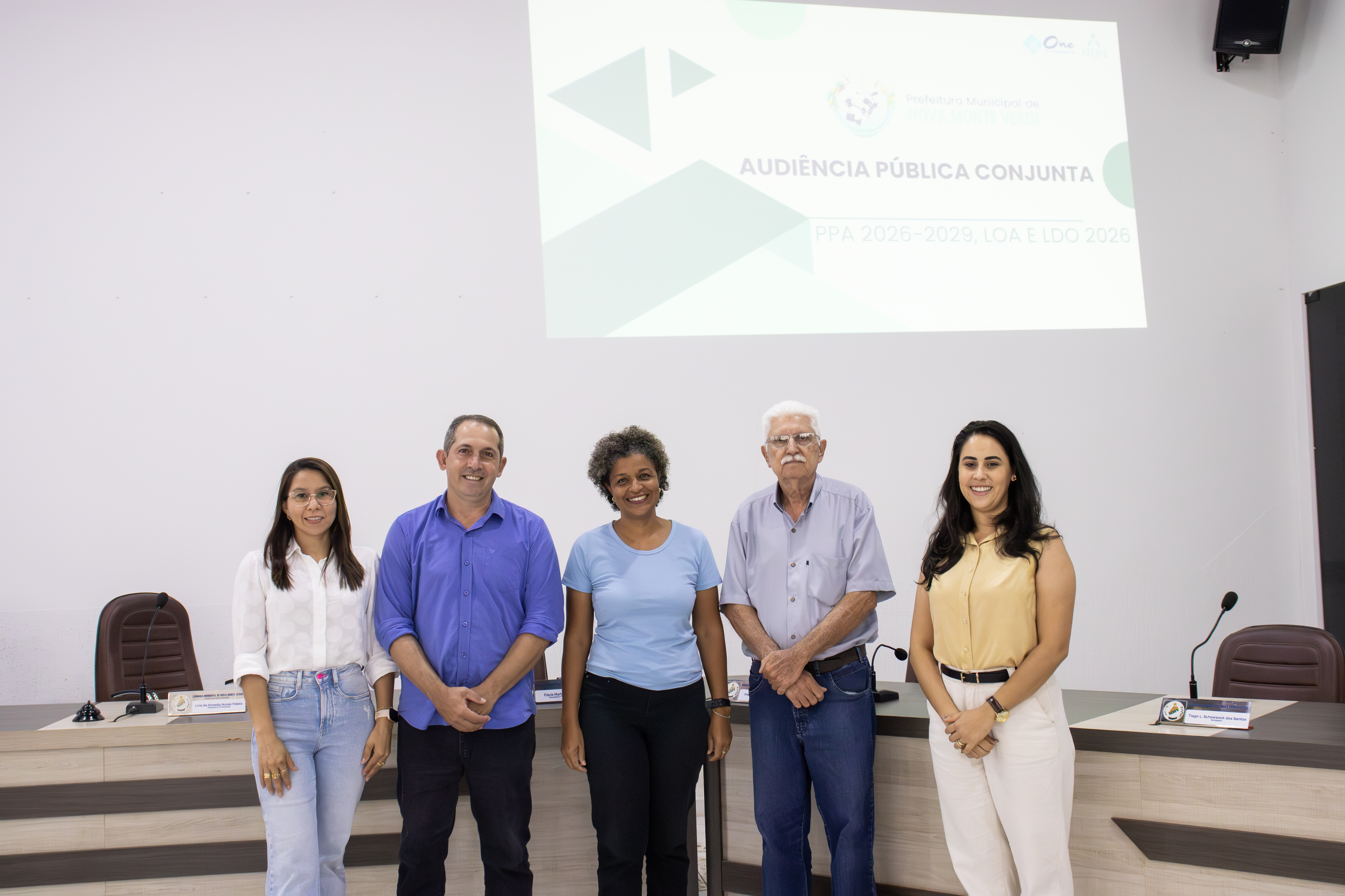 Vereadores participam de audiência pública sobre o PPA 2026-2029, LDO e LOA 2026 promovida pela Prefeitura de Nova Monte Verde